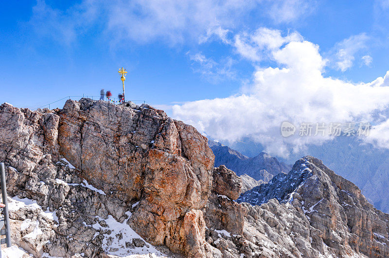 德国Garmisch-Partenkirchen Zugspitze峰会